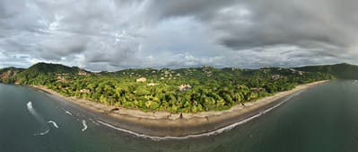 Playa Hermosa, Costa Rica Beachfront Aerial View, Guanacaste