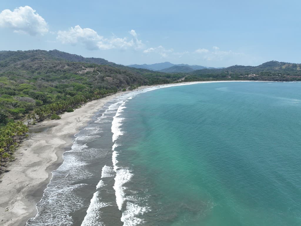 Picturesque Samara Beach, Costa Rica, offers natural beauty.